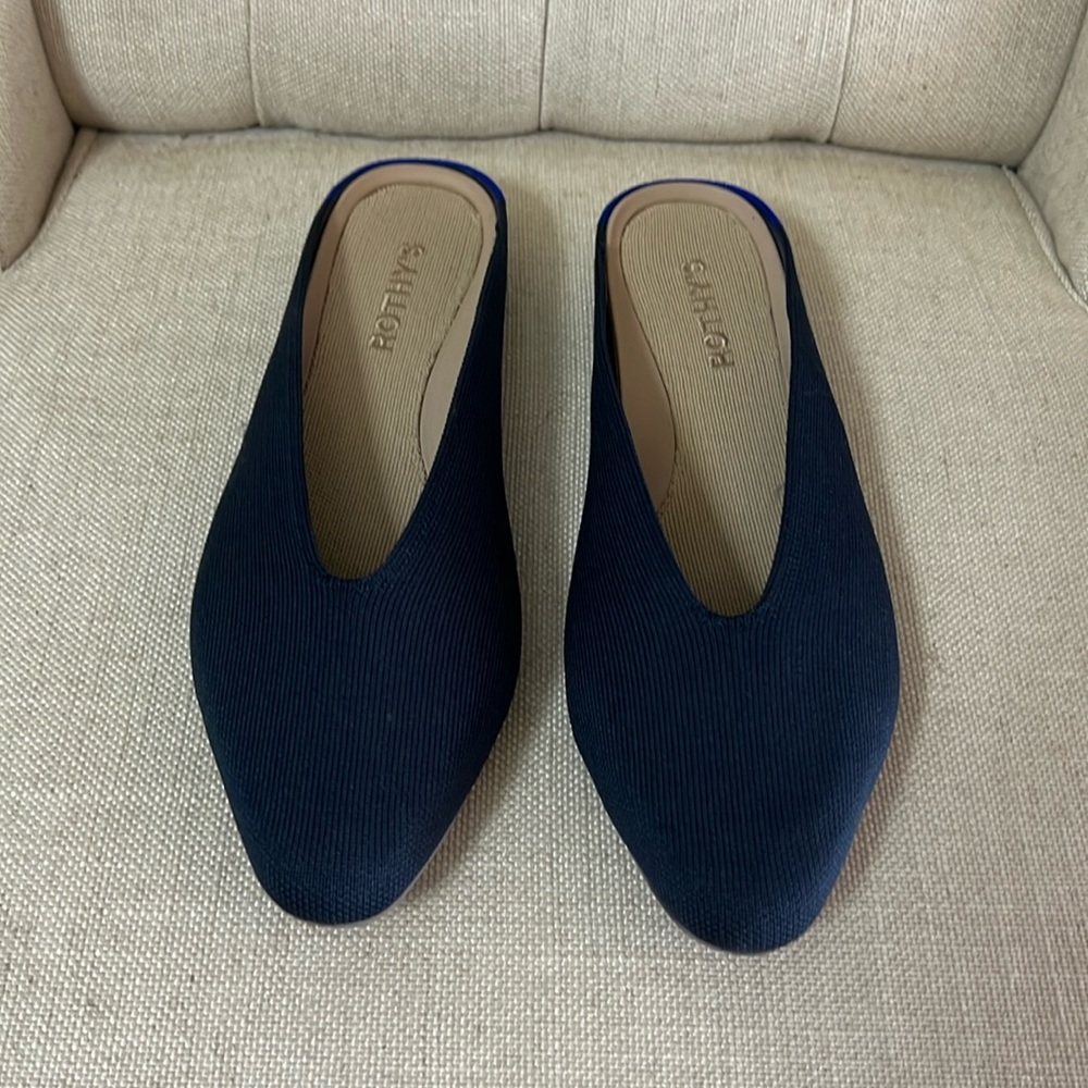 Rothy’s Navy Mules Size 8.5